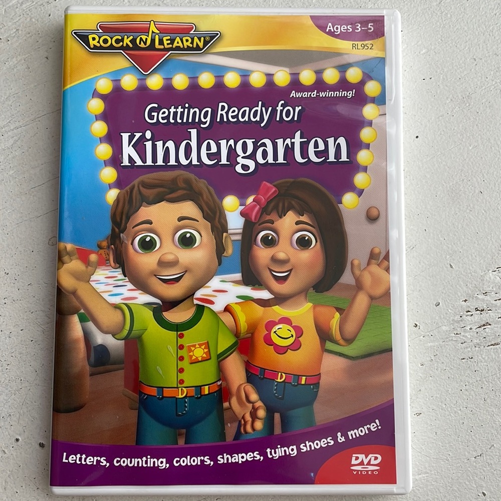 [ Rock ‘n Learn Getting Ready for Kindergarten Kids Educational DVD ] Ages 3-5